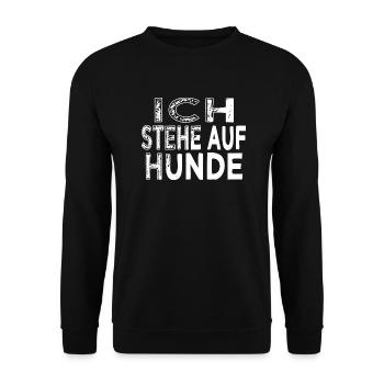 chihuahua geek bullterrier hund haustier - Unisex Pullover - Schwarz - Vorne - Alina (178cm) & Michal (187cm)