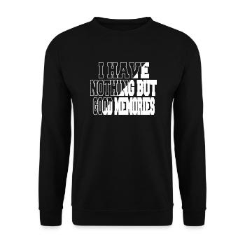 Hacker gamer present idea anonymous hacker - Unisex Sweatshirt - black - Front - Alina (178cm) & Michal (187cm)