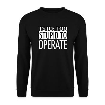 Gamer Encrypt Coding Hacking Hacking Code - Unisex Sweatshirt - black - Front - Alina (178cm) & Michal (187cm)