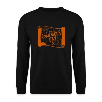 COLUMBUS DAY MOMENRY - Unisex Sweatshirt - black - Front - Alina (178cm) & Michal (187cm)