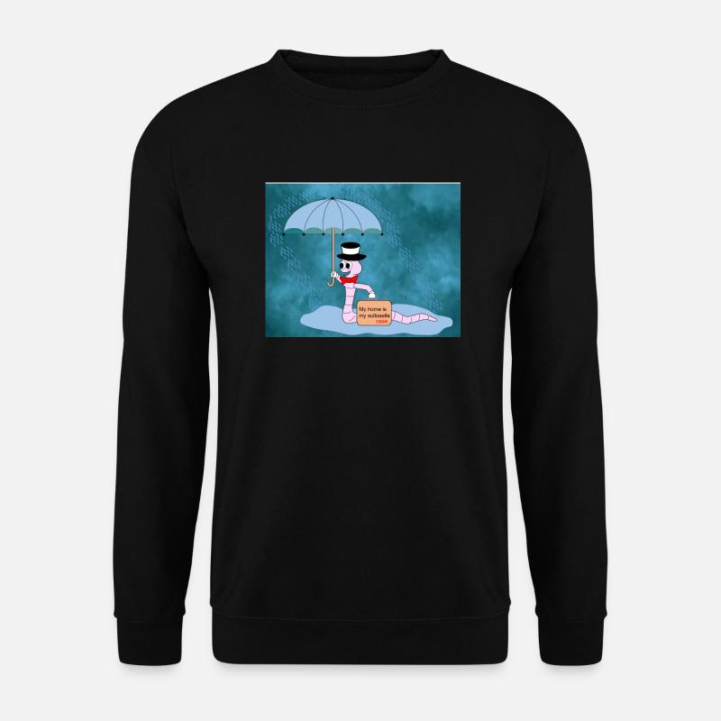 Homeless Worm - Unisex Pullover - Schwarz
