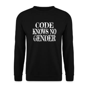 Health Informatics Specialist Clothing Quote - Unisex Sweatshirt - black - Front - Alina (178cm) & Michal (187cm)