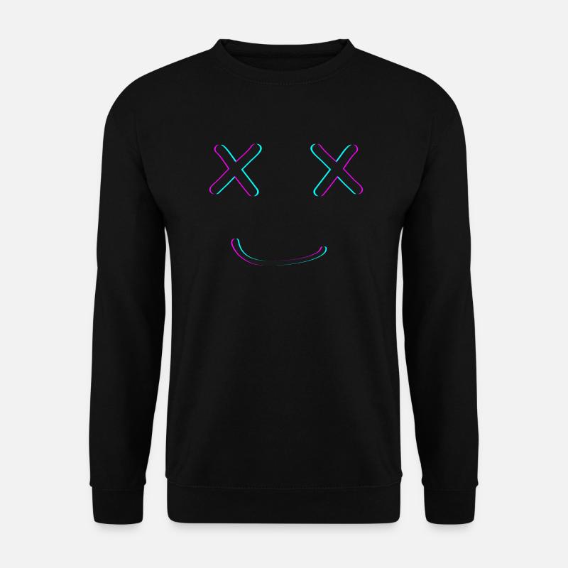 X_X Smile - Unisex Sweatshirt - black
