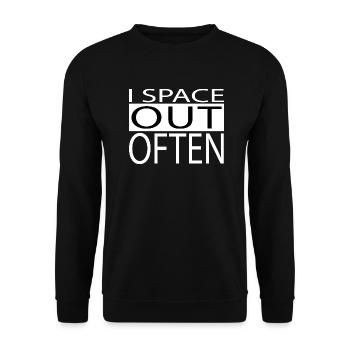 astronomy astronomy stuff happy - Unisex Pullover - Schwarz - Vorne - Alina (178cm) & Michal (187cm)