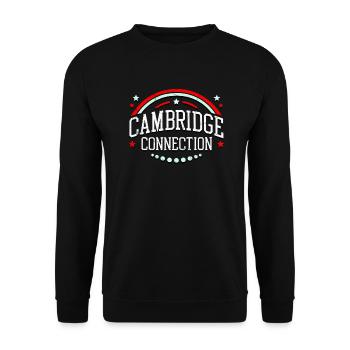 Cambridge Connection - Unisex Sweatshirt - black - Front - Alina (178cm) & Michal (187cm)