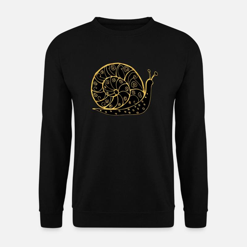 Schnecke - Unisex Pullover - Schwarz