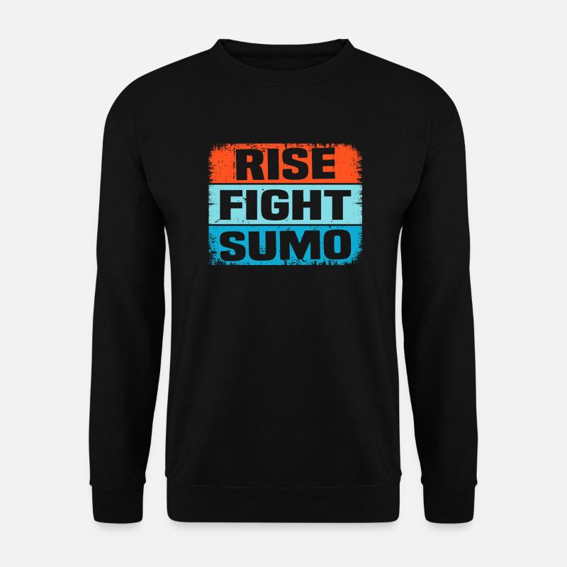 Rise Fight Sumo - Unisex Pullover - Schwarz
