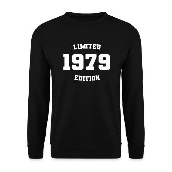 Limitierte Auflage 1979 - Unisex Pullover - Schwarz - Vorne - Alina (178cm) & Michal (187cm)