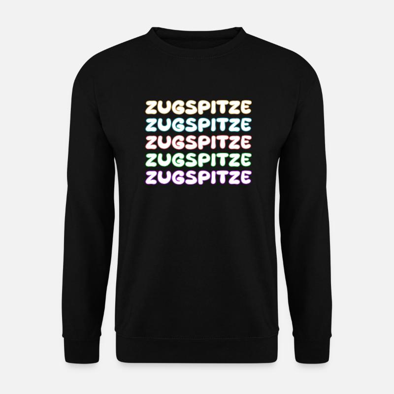 Zugspitze comme escalade - Sweat-shirt Unisexe - noir