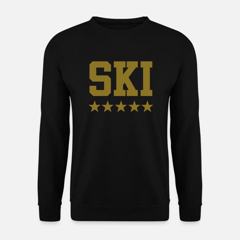 ski - Unisex Pullover - Schwarz