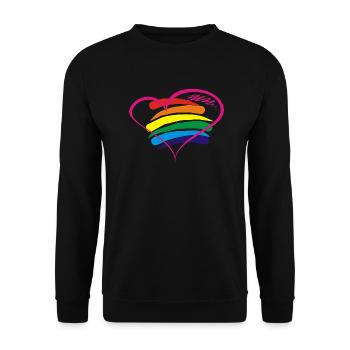 Pride - Unisex Pullover - Schwarz - Vorne - Alina (178cm) & Michal (187cm)