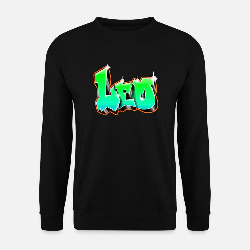 Leo Graffiti Green - Genser unisex - svart