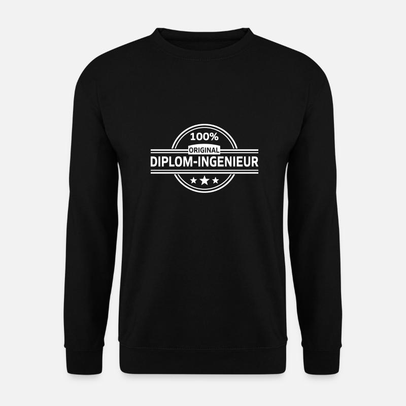100% Original Diplom Ingenieur Geschenk - Unisex Pullover - Schwarz