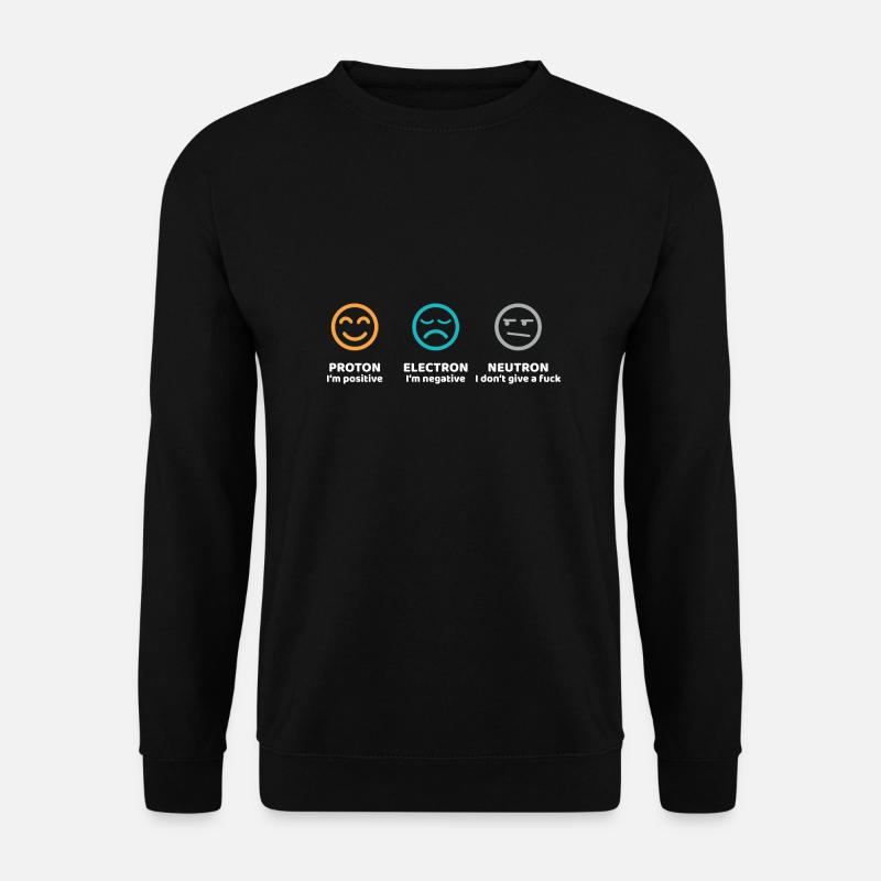 Cadeau Science Proton Electron Neutron - Sweat-shirt Unisexe - noir