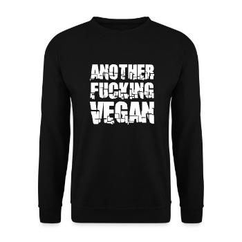 Un autre cadeau Vegan Fucking - Sweat-shirt Unisexe - noir - Devant - Alina (178cm) & Michal (187cm)