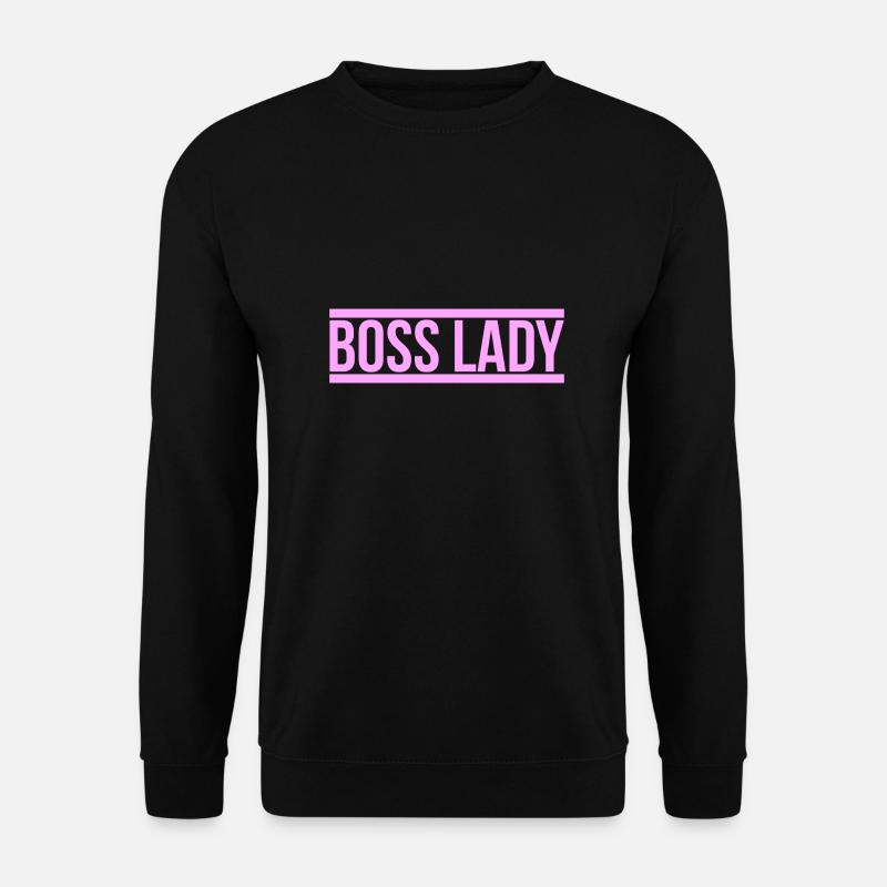 Boss Lady Bossin Geschenk - Unisex Pullover - Schwarz