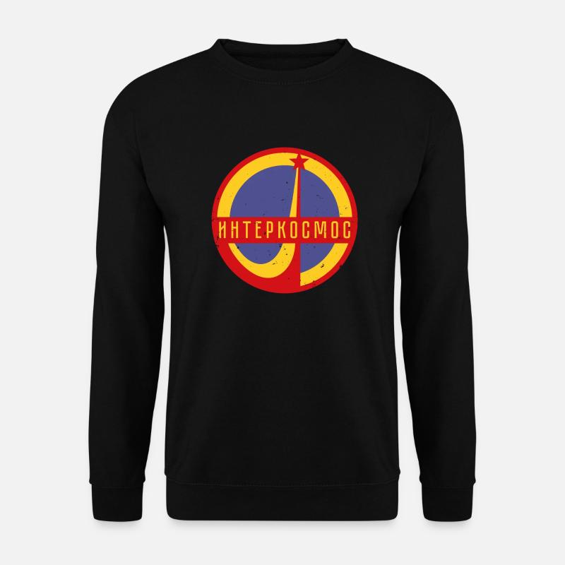 Interkosmos Sputnik Weltraum UdSSR Geschenk - Unisex Pullover - Schwarz