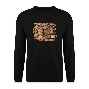 lumberjack - Unisex Sweatshirt - black - Front - Alina (178cm) & Michal (187cm)