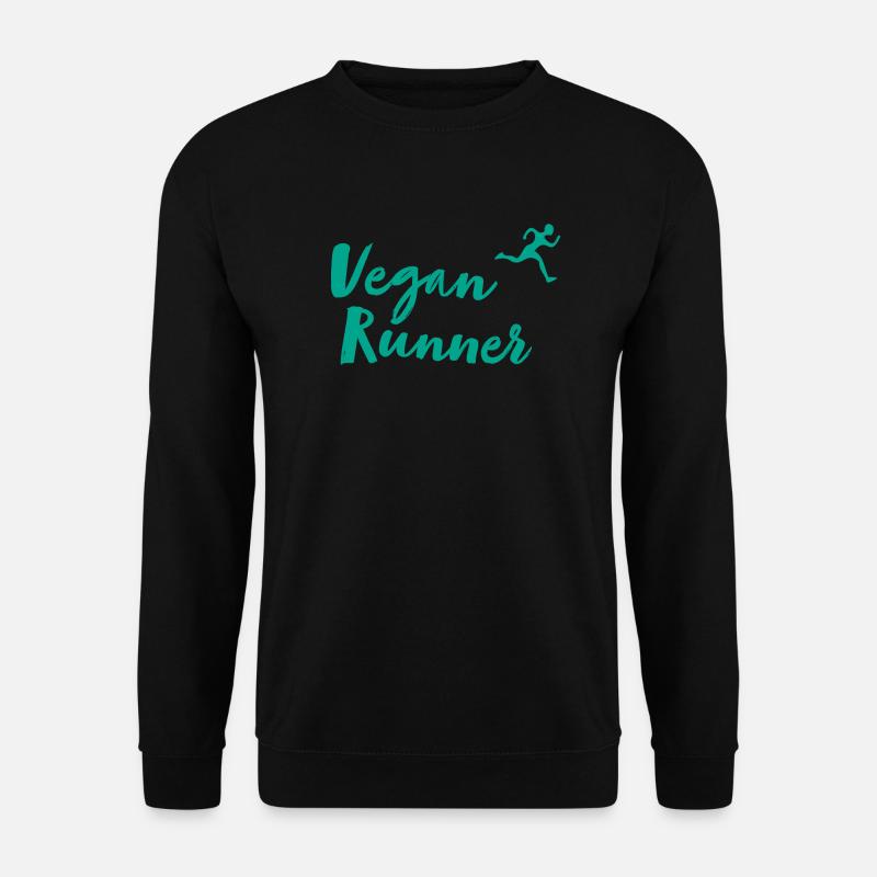 Vegan Runner - Unisex Pullover - Schwarz