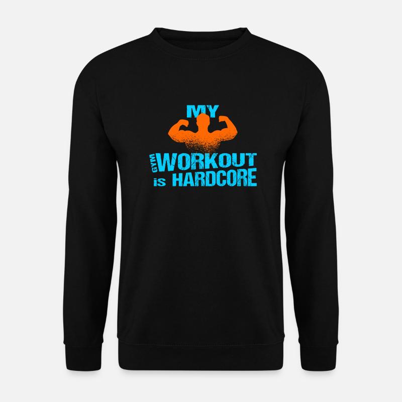 Gym Workout Mann Training - Unisex Pullover - Schwarz