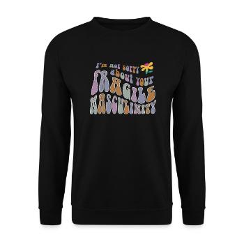 Frauen Gleichberchtigung Design und Feminist - Unisex Pullover - Schwarz - Vorne - Alina (178cm) & Michal (187cm)