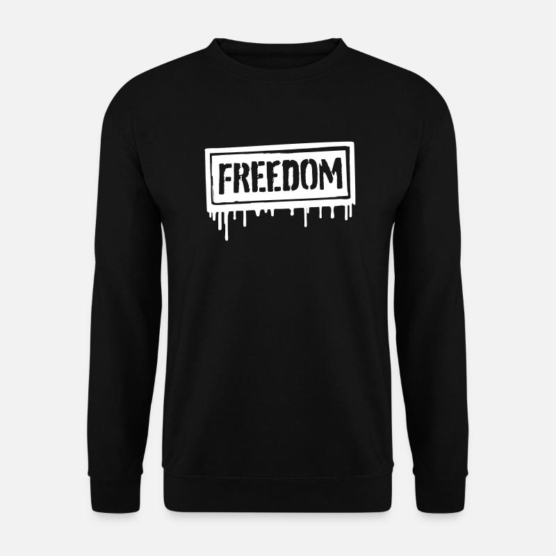 FREEDOM - Unisex Sweatshirt - black
