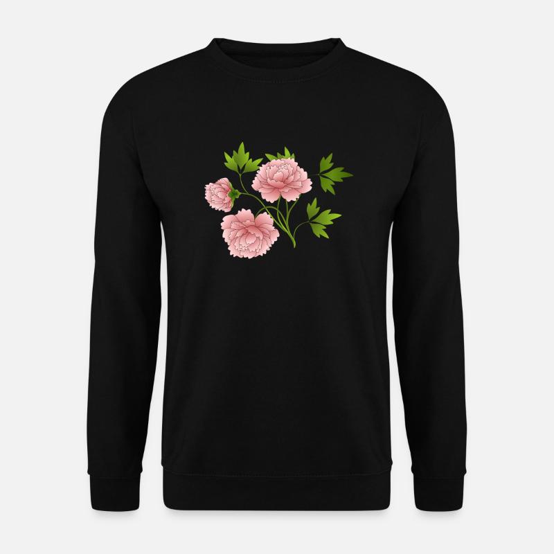 Blumen - Unisex Pullover - Schwarz