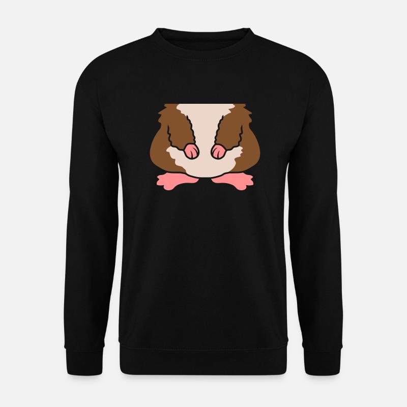Verkleidung lustiger Hamster Körper - Unisex Pullover - Schwarz