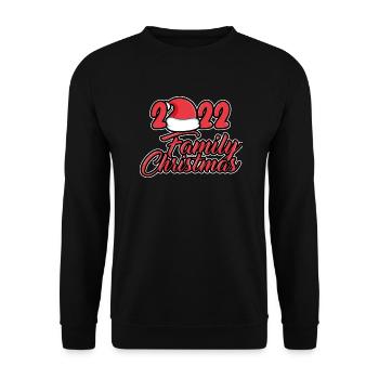 Family Christmas 2022 - Unisex Sweatshirt - black - Front - Alina (178cm) & Michal (187cm)