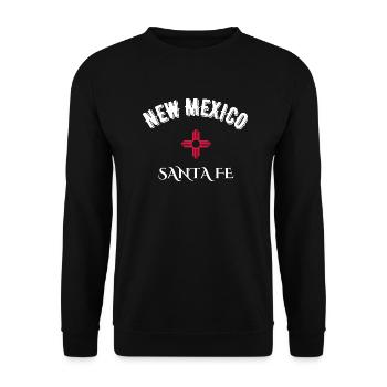 New Mexico Santa Fe - Unisex Pullover - Schwarz - Vorne - Alina (178cm) & Michal (187cm)