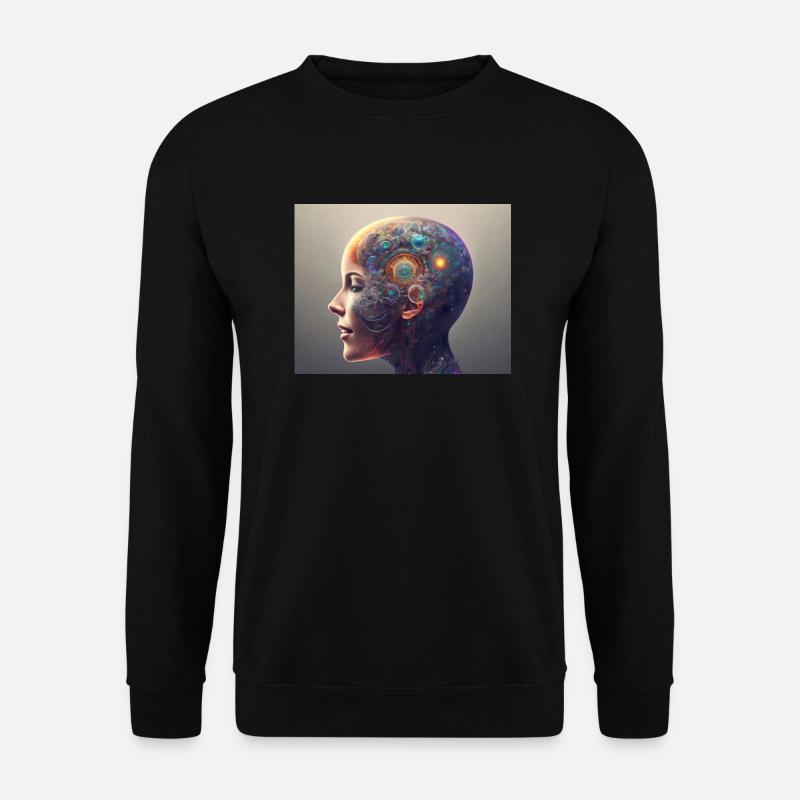 Mechanical head - Unisex Sweatshirt - black