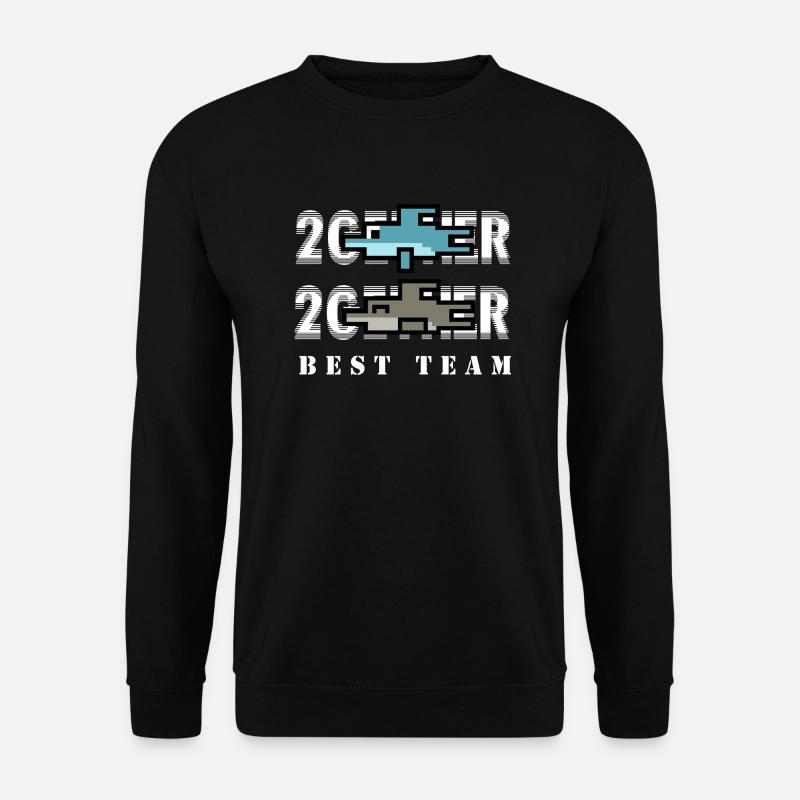 Delphin-Mannschaft - Unisex Pullover - Schwarz