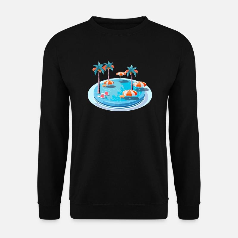 Ein Traumpool - Unisex Pullover - Schwarz
