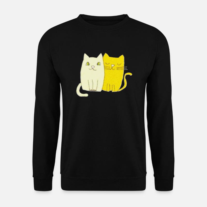 Cat Impressionism - Unisex Sweatshirt - black