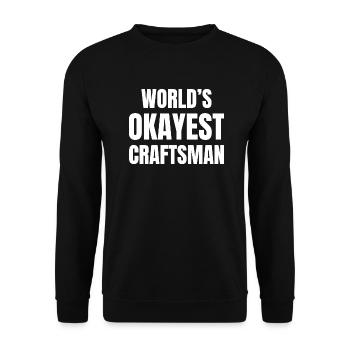 Artisan bricoleur Artisan Artisan Outil Construction - Sweat-shirt Unisexe - noir - Devant - Alina (178cm) & Michal (187cm)
