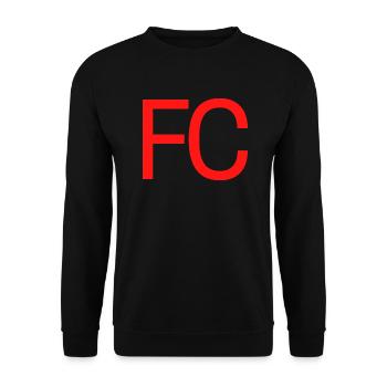 FC - Unisex Pullover - Schwarz - Vorne - Alina (178cm) & Michal (187cm)