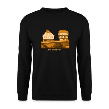 Bad Kreuznach Brückenhäuser Rhénanie-Palatinat - Sweat-shirt Unisexe - noir - Devant - Alina (178cm) & Michal (187cm)