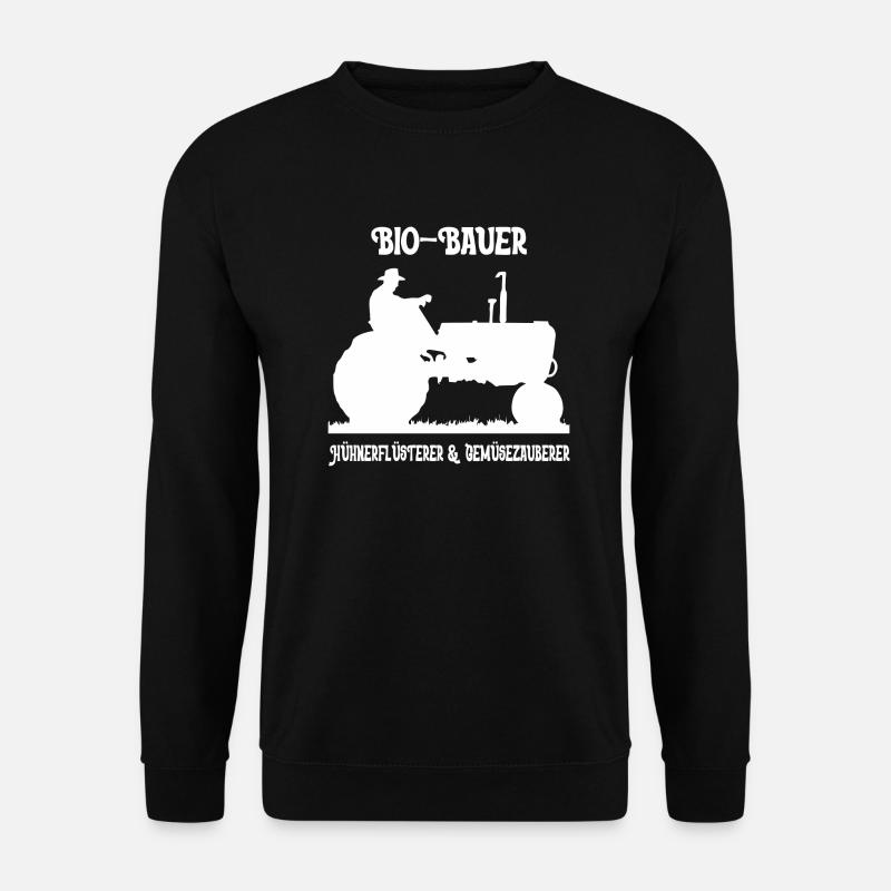 Biobauer Weihnachtsgeschenk - Unisex Pullover - Schwarz