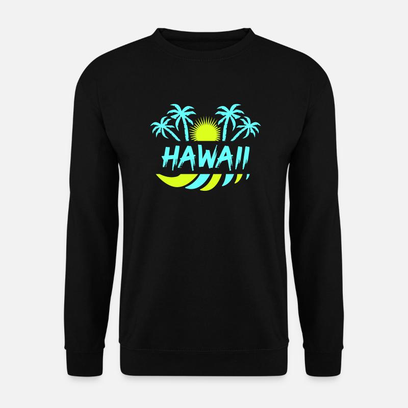 hawaii - Unisex Pullover - Schwarz