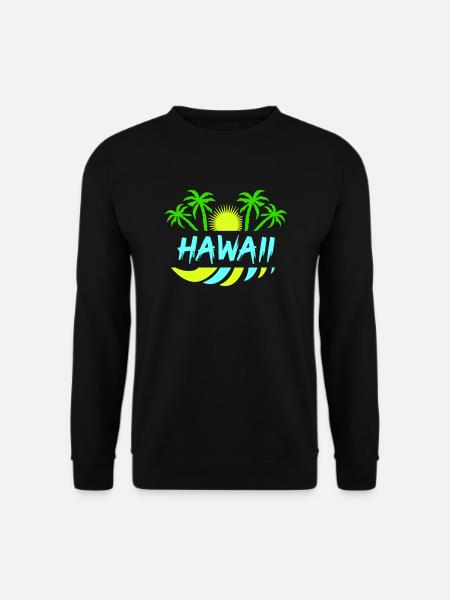 hawaii - Unisex Pullover - Schwarz