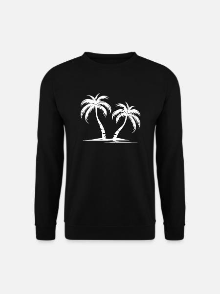 Île Palm - Sweat-shirt Unisexe - noir