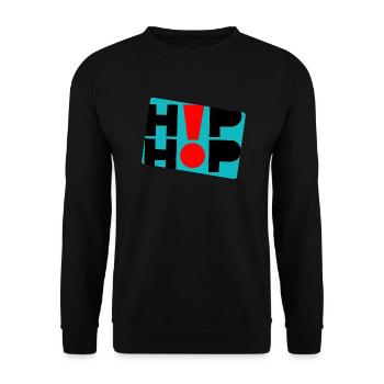 Hip Hop - Sweat-shirt Unisexe - noir - Devant - Alina (178cm) & Michal (187cm)