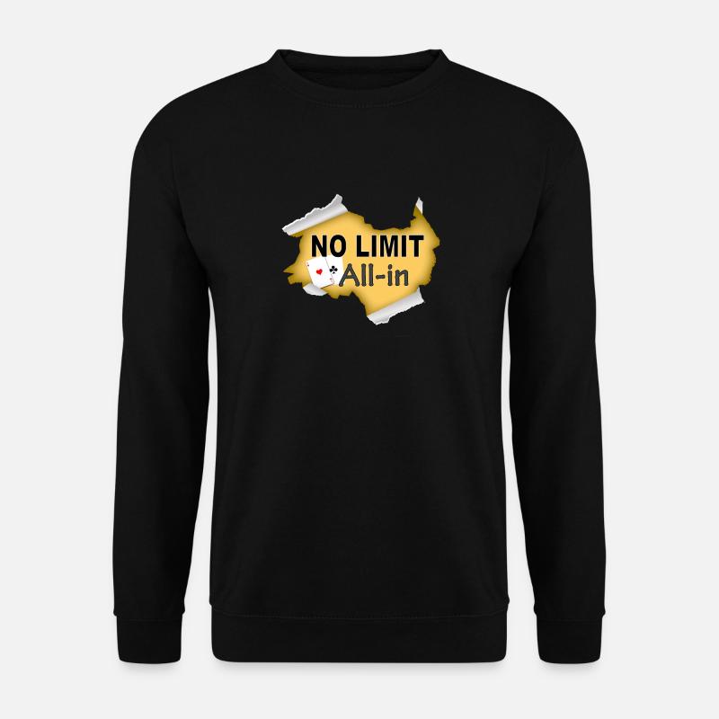 NO LIMIT - Unisex Sweatshirt - black