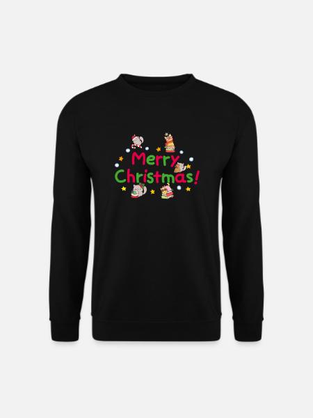 MERRY CHRISM'S TO ALL - Unisex Sweatshirt - black