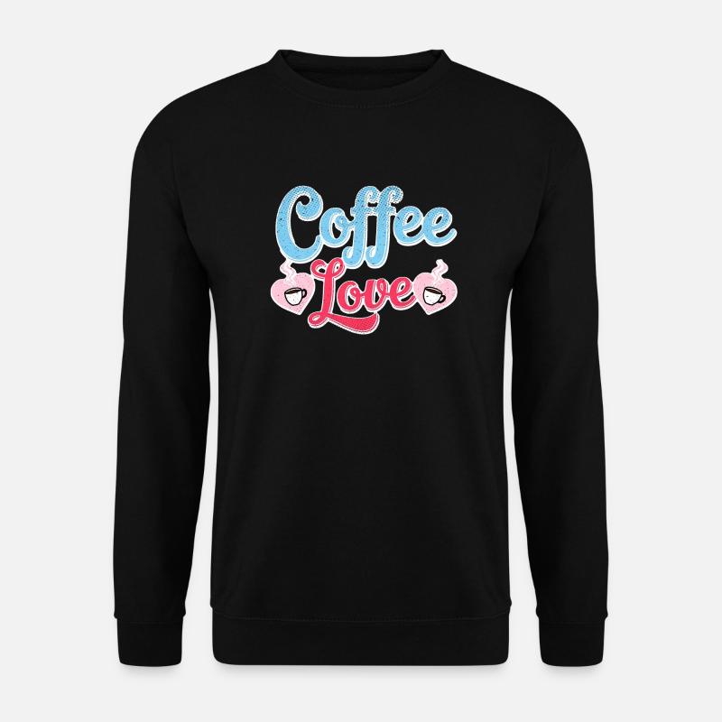 Kaffee-Liebe - Unisex Pullover - Schwarz