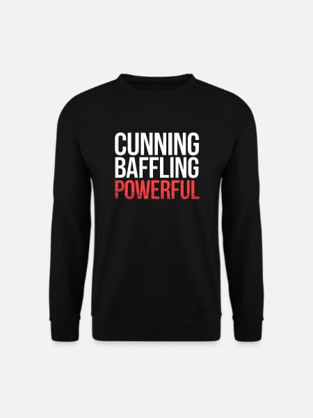 Cunning Baffling Powerful 6 - Unisex Pullover - Schwarz