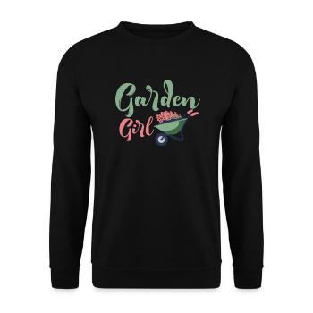 Jardinière Jardin Botanique - Sweat-shirt Unisexe - noir - Devant - Alina (178cm) & Michal (187cm)