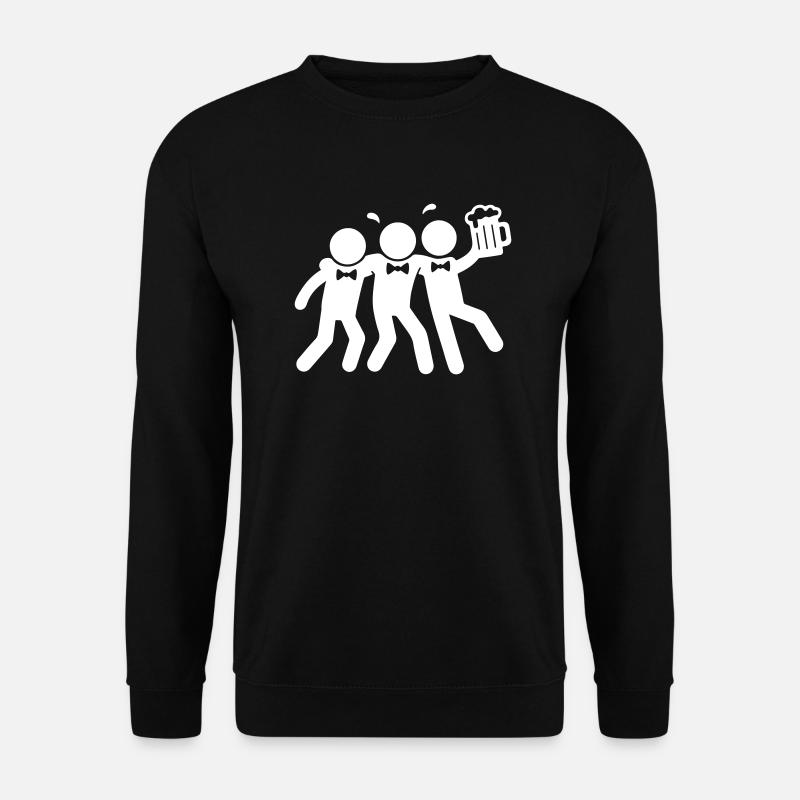 Bachelor Party Strichmännchen - Unisex Pullover - Schwarz