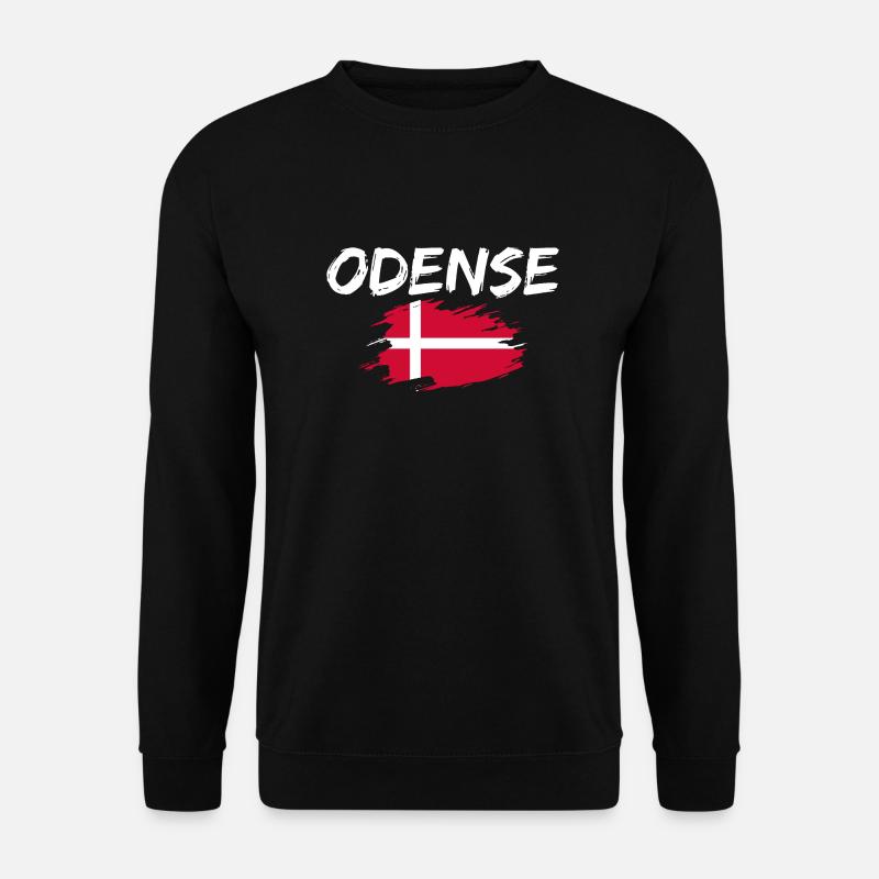 Odense Dänemark - Unisex Pullover - Schwarz