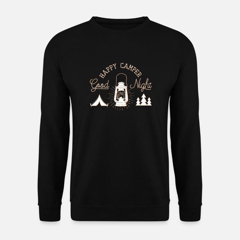 Happy Camper - Unisex Sweatshirt - black